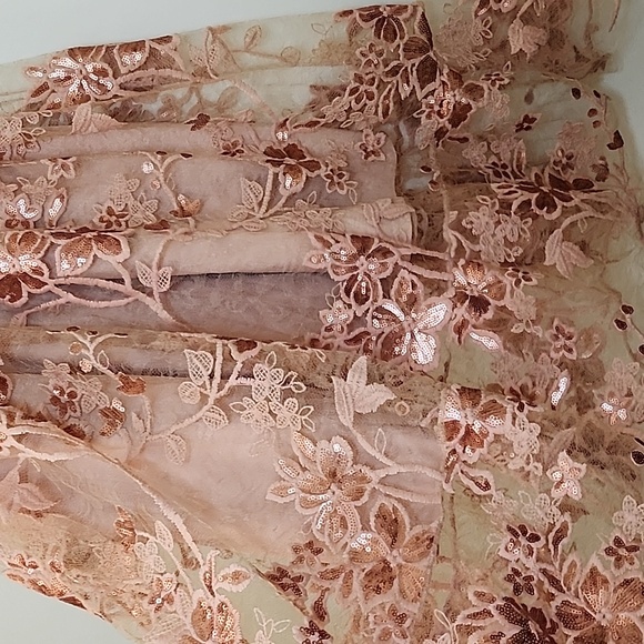 Dress The Population Fairycore Ally Floral Cocktail Dress Size Small - Picture 8 of 16